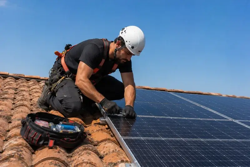 Maintenance et monitoring de panneaux solaires à Castres